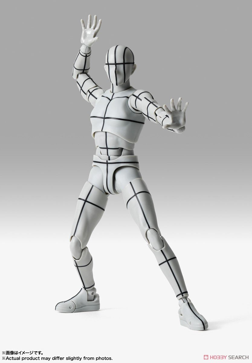 Tamashii Nations - S.H.Figuarts - Body-Kun Sports Edition Wireframe (Gray Color Ver.)
