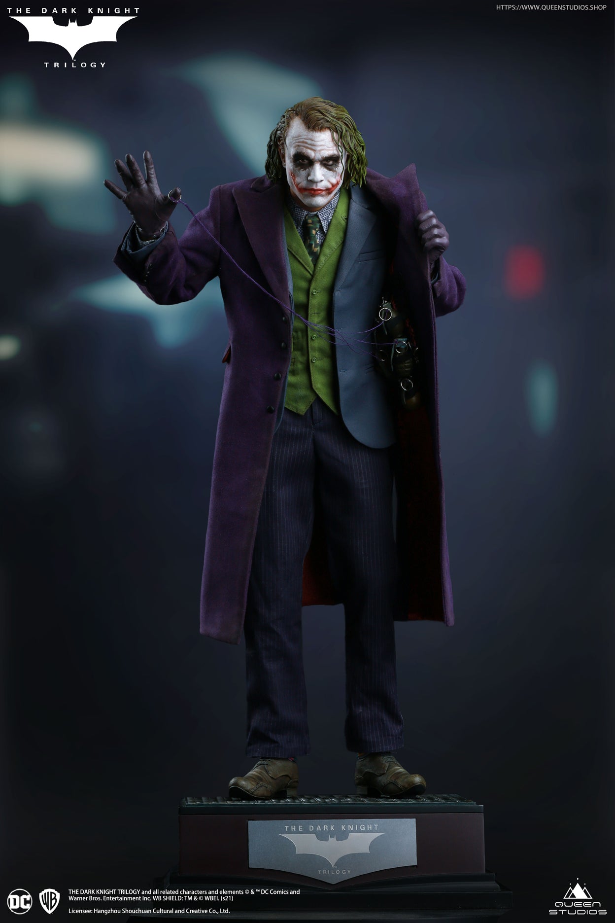 Queen Studios - The Dark Knight 1/4 Scale: The Joker