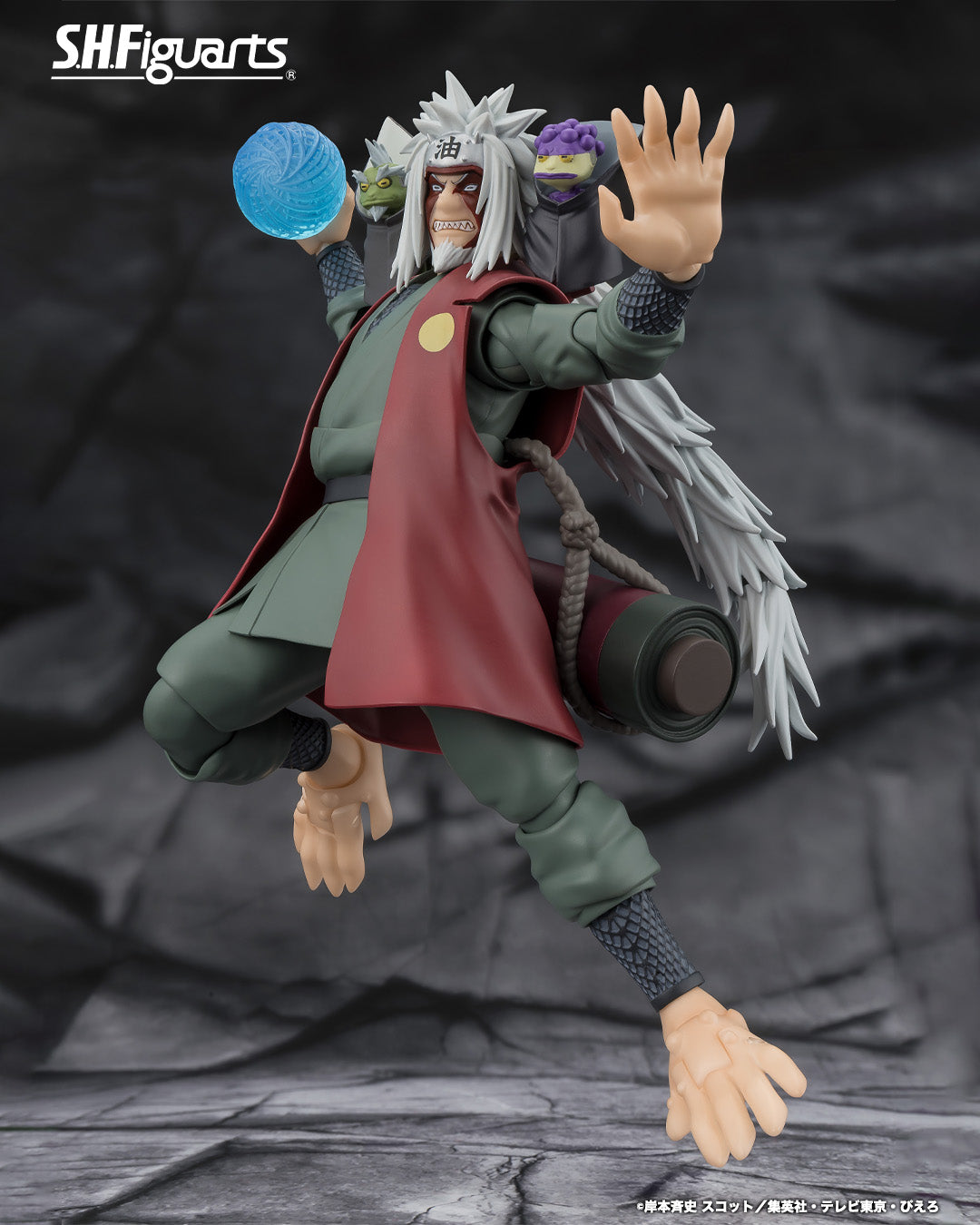 Tamashii Nations - S.H.Figuarts - Naruto: JIRAIYA -Hidden Leaf Heroic Master Sage- (Sage Mode Set)