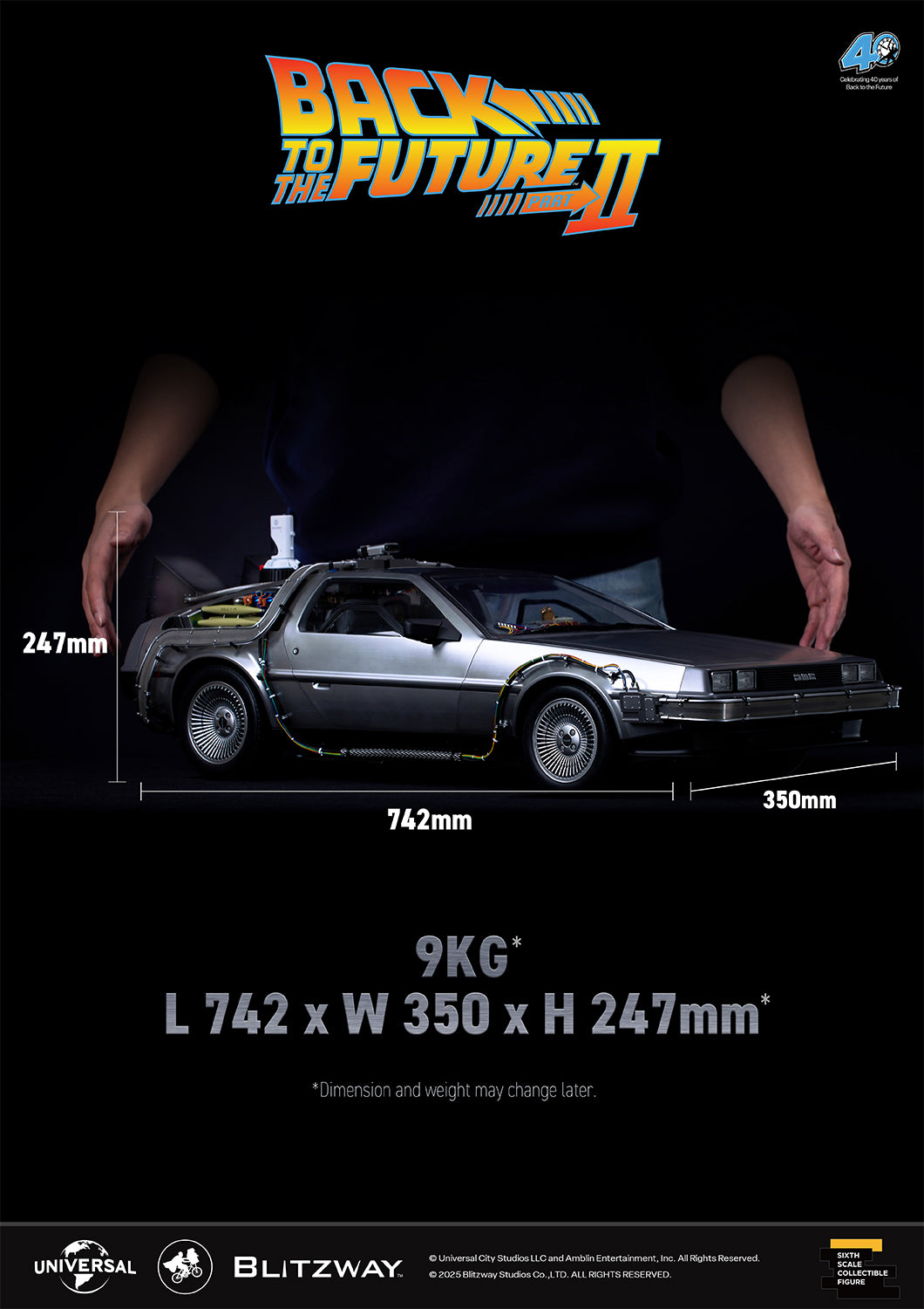 Blitzway - Back to the Future Part II: 1/6 scale Time Machine