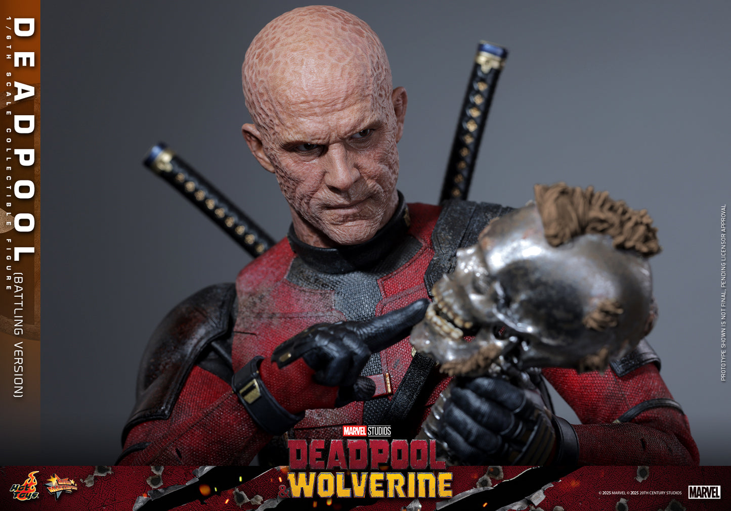 Hot Toys – MMS782 – Deadpool & Wolverine: 1/6th Scale Deadpool (Battling Version)