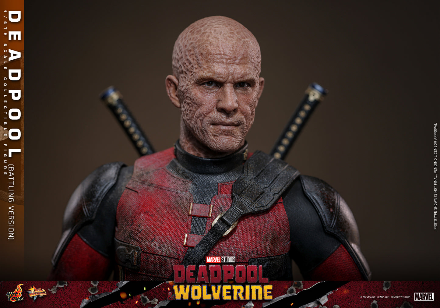 Hot Toys – MMS782 – Deadpool & Wolverine: 1/6th Scale Deadpool (Battling Version)