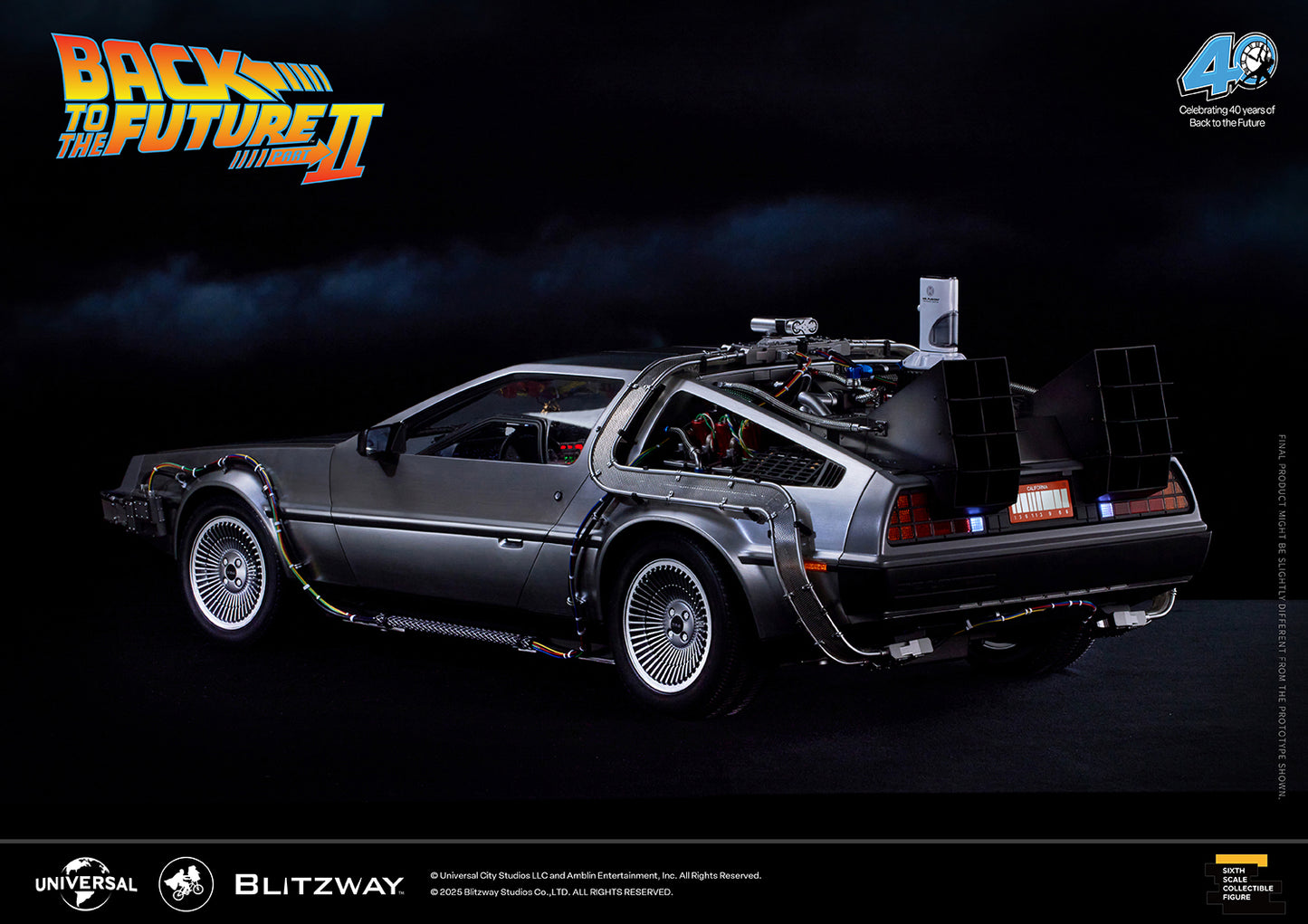 Blitzway - Back to the Future Part II: 1/6 scale Time Machine