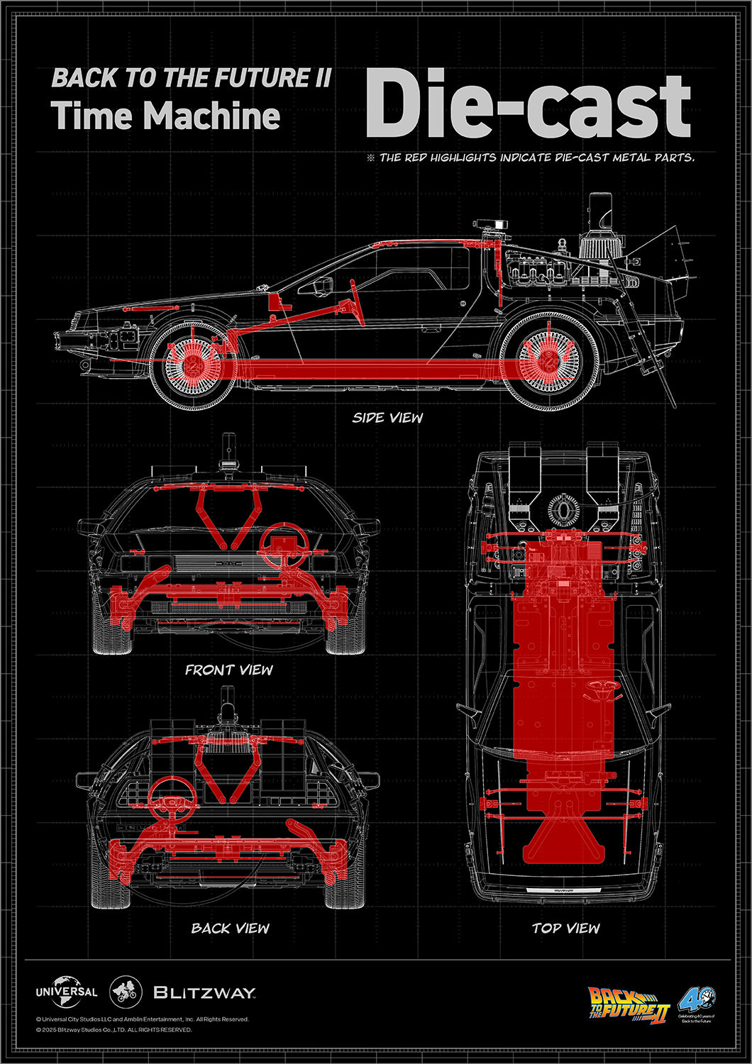 Blitzway - Back to the Future Part II: 1/6 scale Time Machine