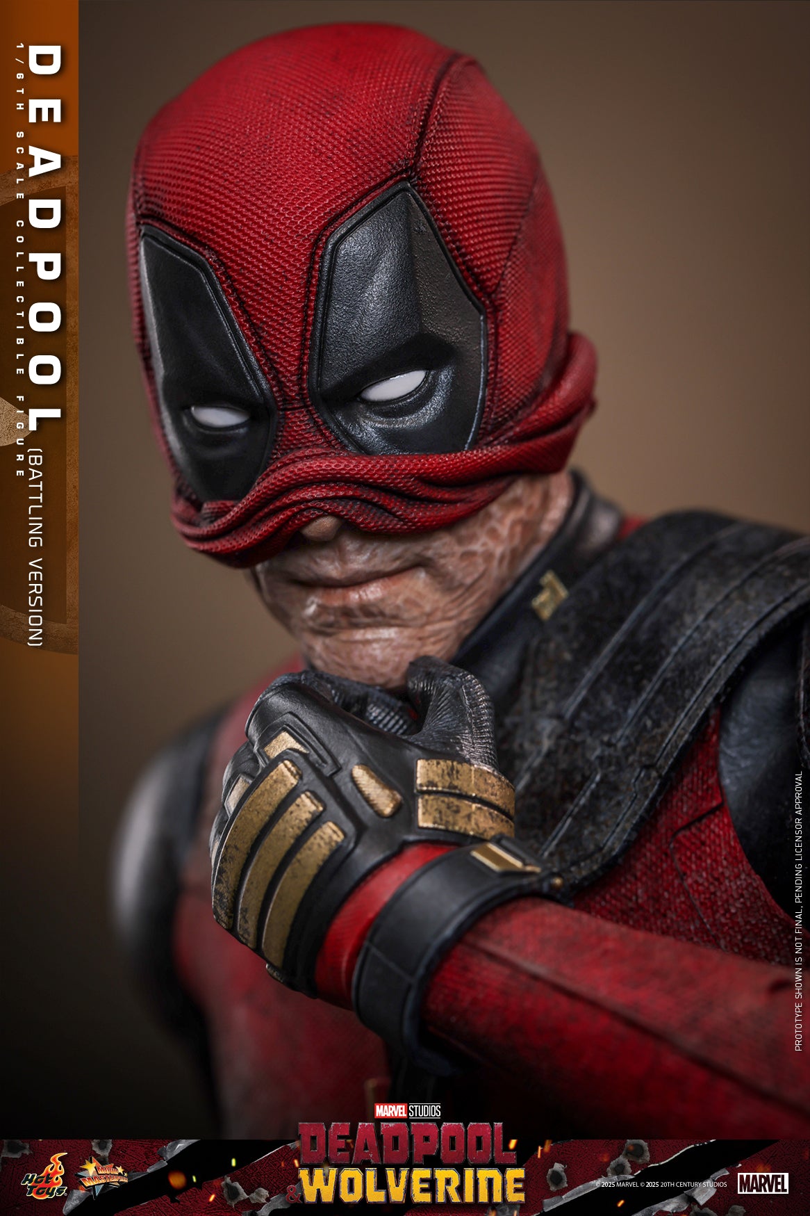 Hot Toys – MMS782 – Deadpool & Wolverine: 1/6th Scale Deadpool (Battling Version)