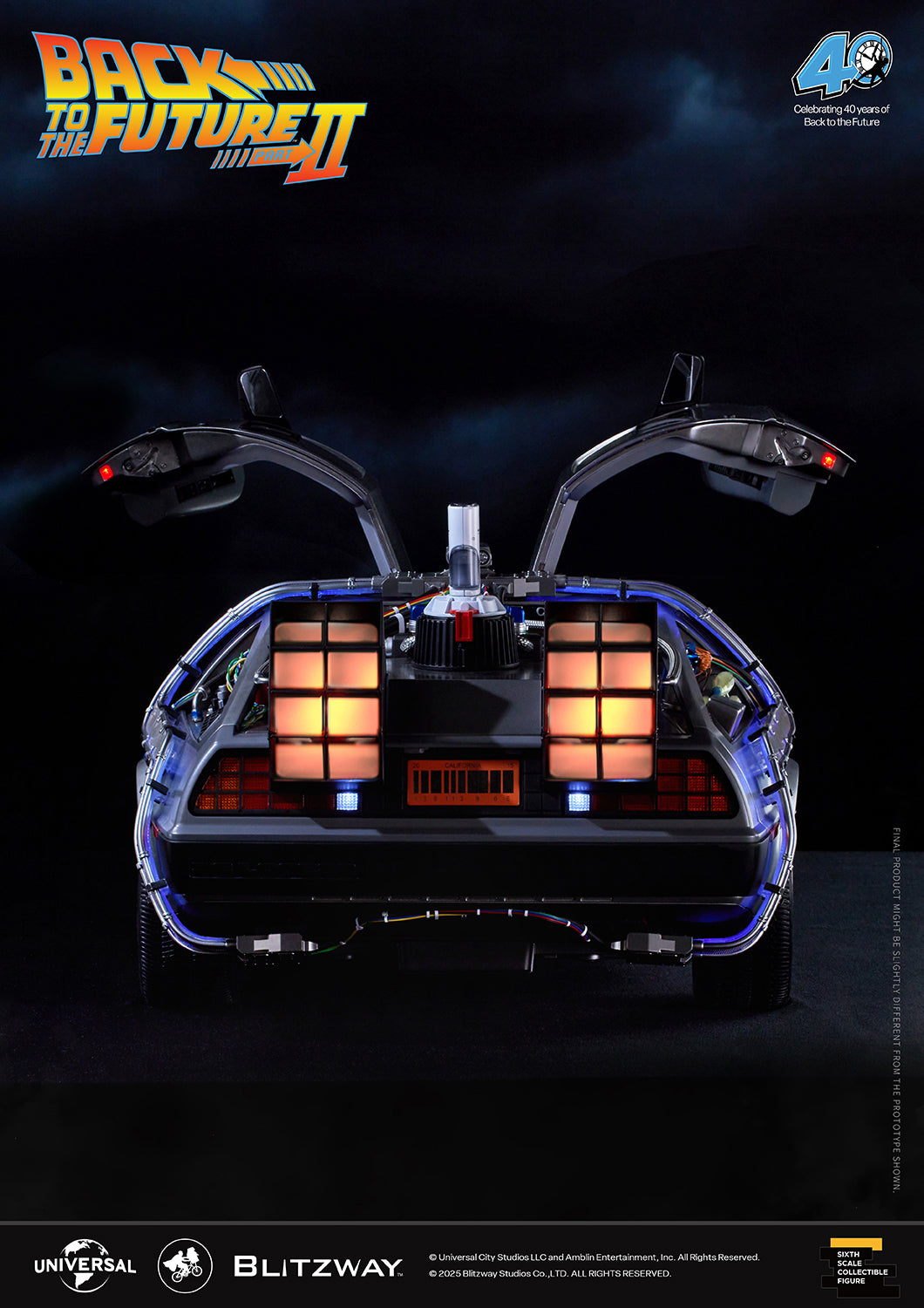 Blitzway - Back to the Future Part II: 1/6 scale Time Machine
