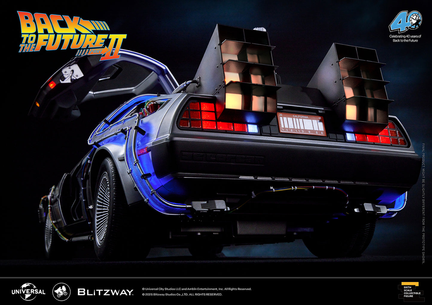 Blitzway - Back to the Future Part II: 1/6 scale Time Machine