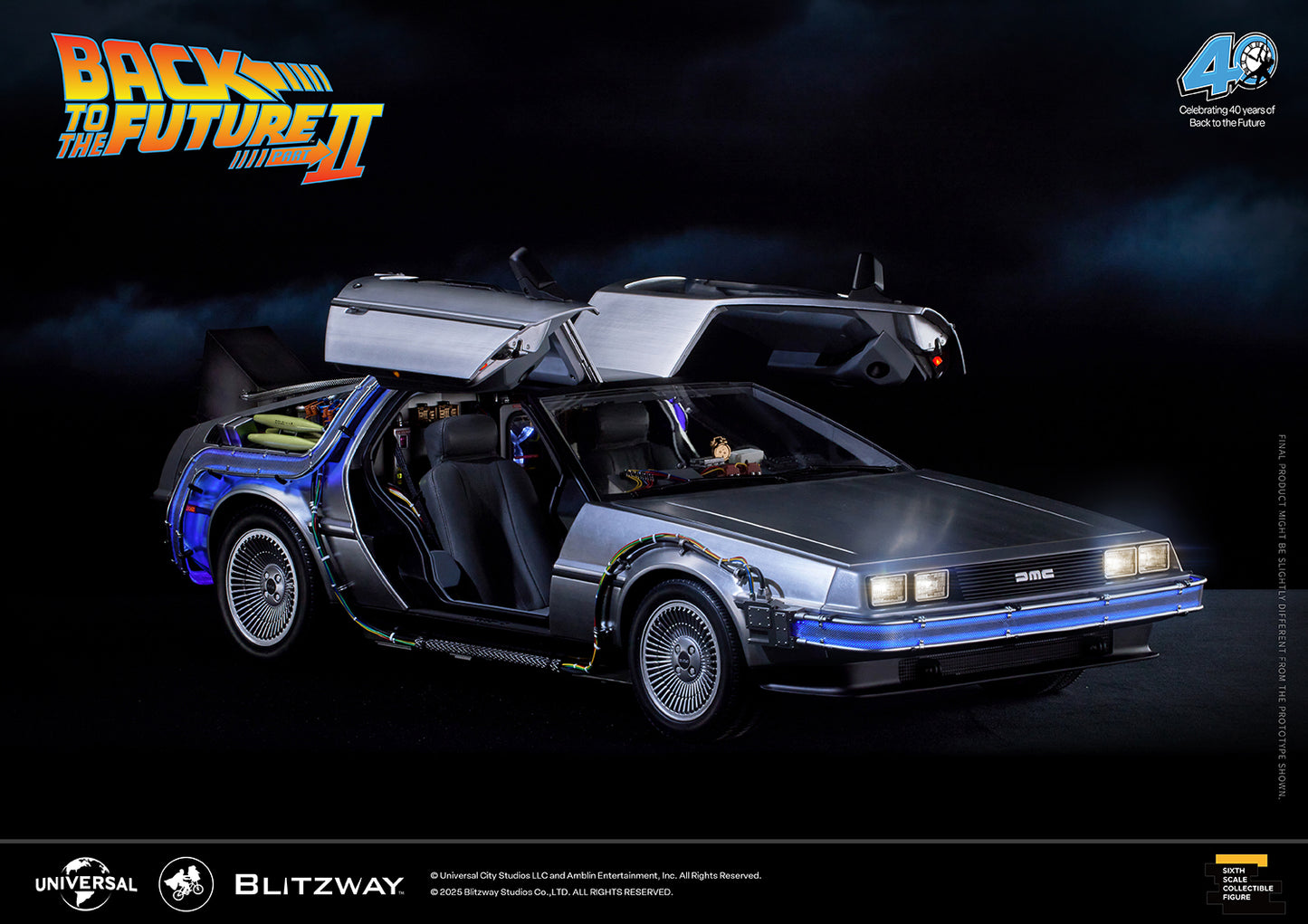 Blitzway - Back to the Future Part II: 1/6 scale Time Machine