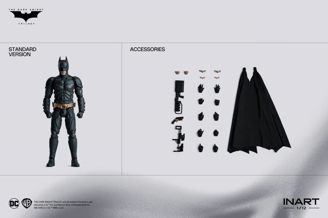 INART - THE DARK KNIGHT RISES: 1/12 SCALE BATMAN (STANDARD VERSION)