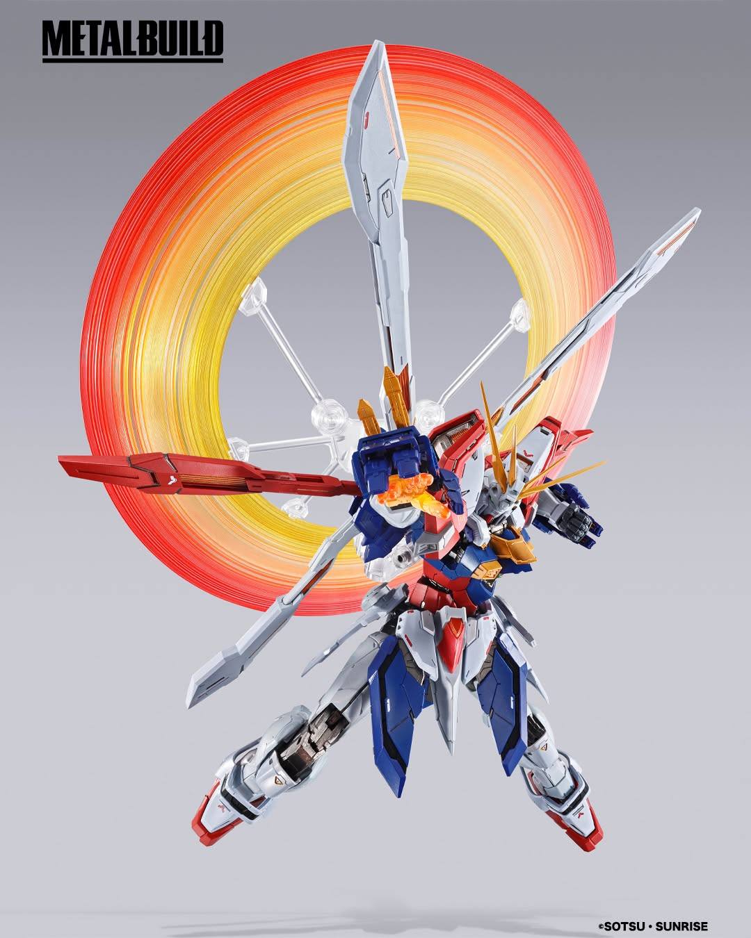 Tamashii Nations - Metal Build - Mobile Fighter G Gundam: GUNDAM & BURNING GUNDAM