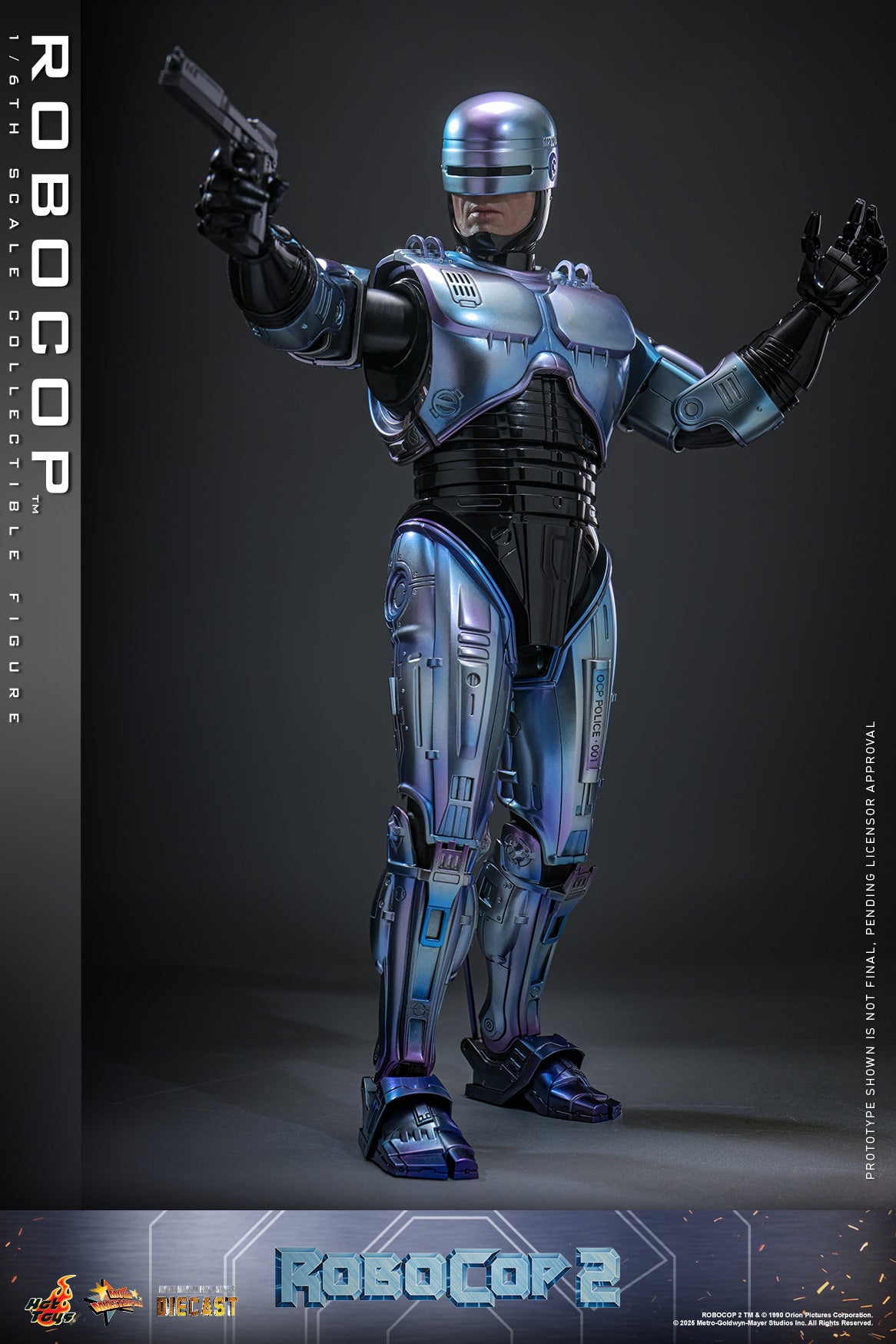 Hot Toys – MMS827D74 – Robocop 2: Robocop 1/6th scale Diecast Collectible Set