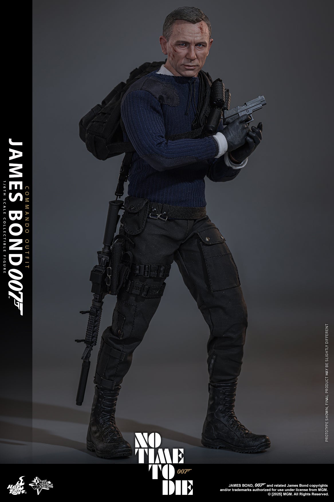 Hot Toys – MMS804 – JAMES BOND (No Time To Die): James Bond (Commando Outfit) 1/6th scale Collectible Set