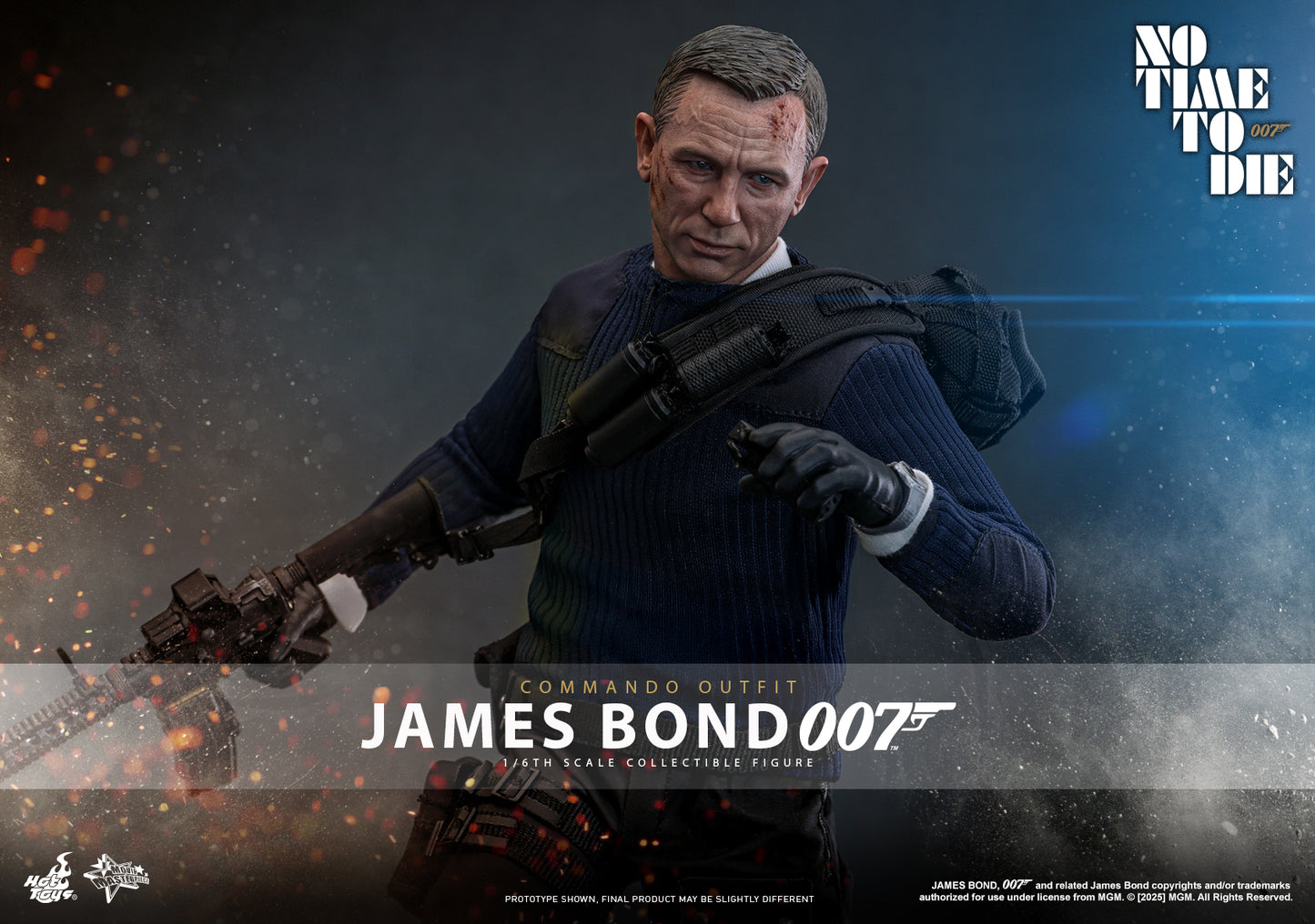 Hot Toys – MMS804 – JAMES BOND (No Time To Die): James Bond (Commando Outfit) 1/6th scale Collectible Set
