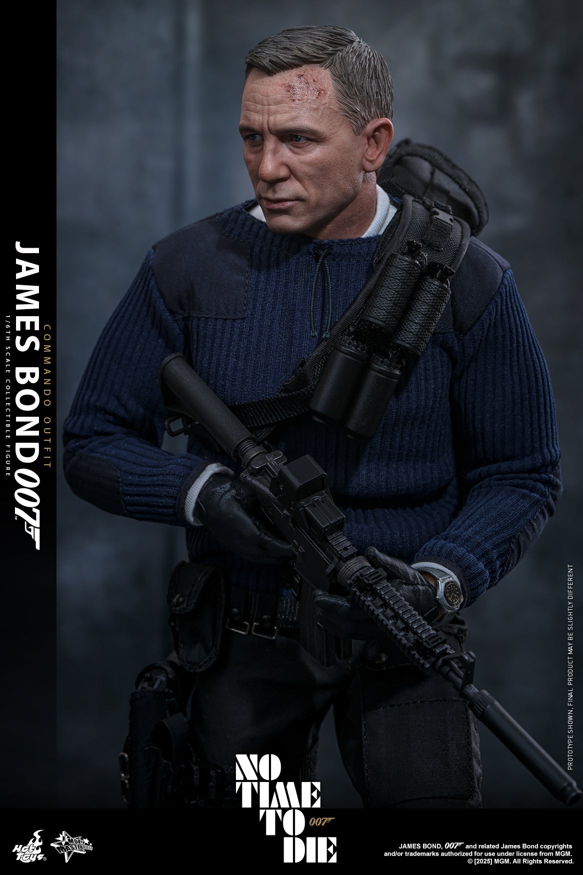 Hot Toys – MMS804 – JAMES BOND (No Time To Die): James Bond (Commando Outfit) 1/6th scale Collectible Set
