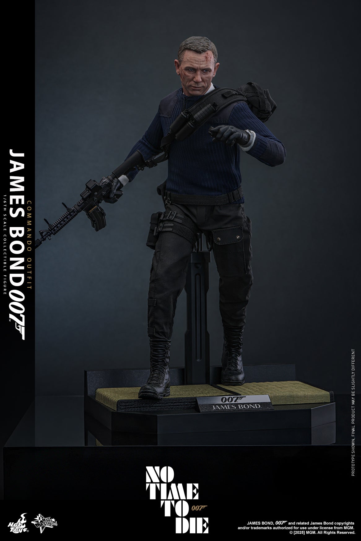 Hot Toys – MMS804 – JAMES BOND (No Time To Die): James Bond (Commando Outfit) 1/6th scale Collectible Set
