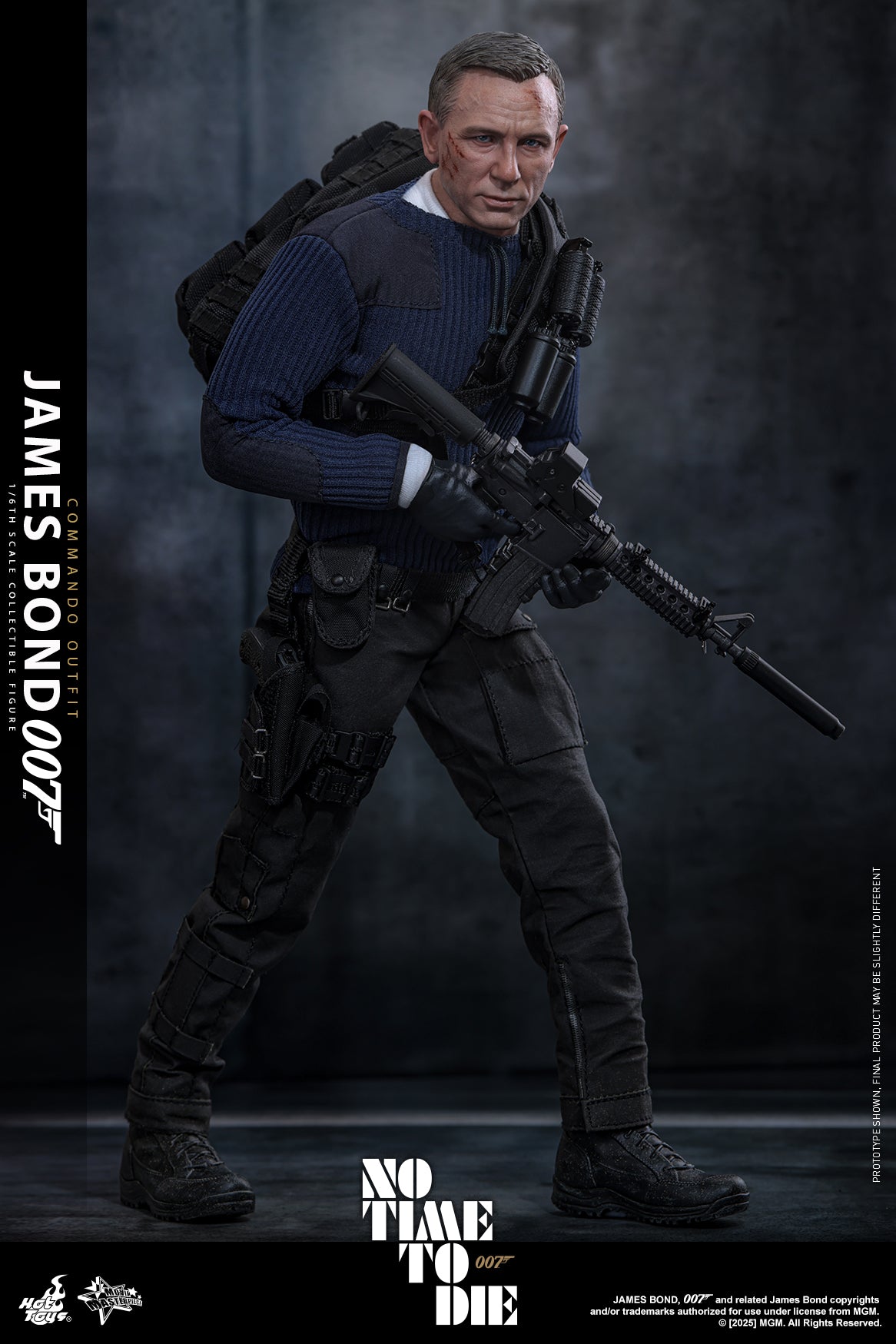 Hot Toys – MMS804 – JAMES BOND (No Time To Die): James Bond (Commando Outfit) 1/6th scale Collectible Set