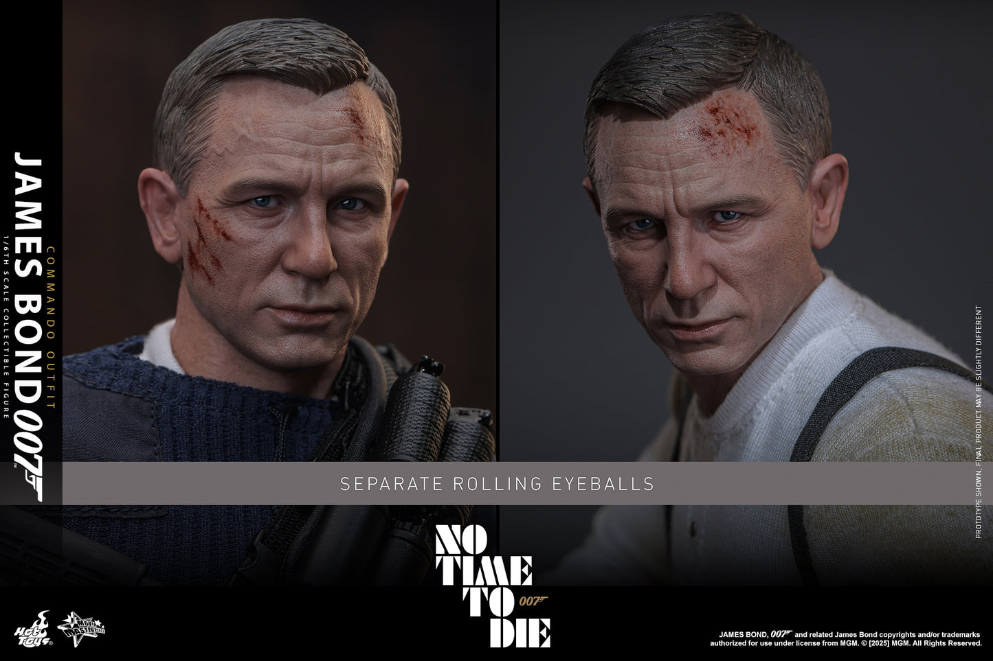 Hot Toys – MMS804 – JAMES BOND (No Time To Die): James Bond (Commando Outfit) 1/6th scale Collectible Set