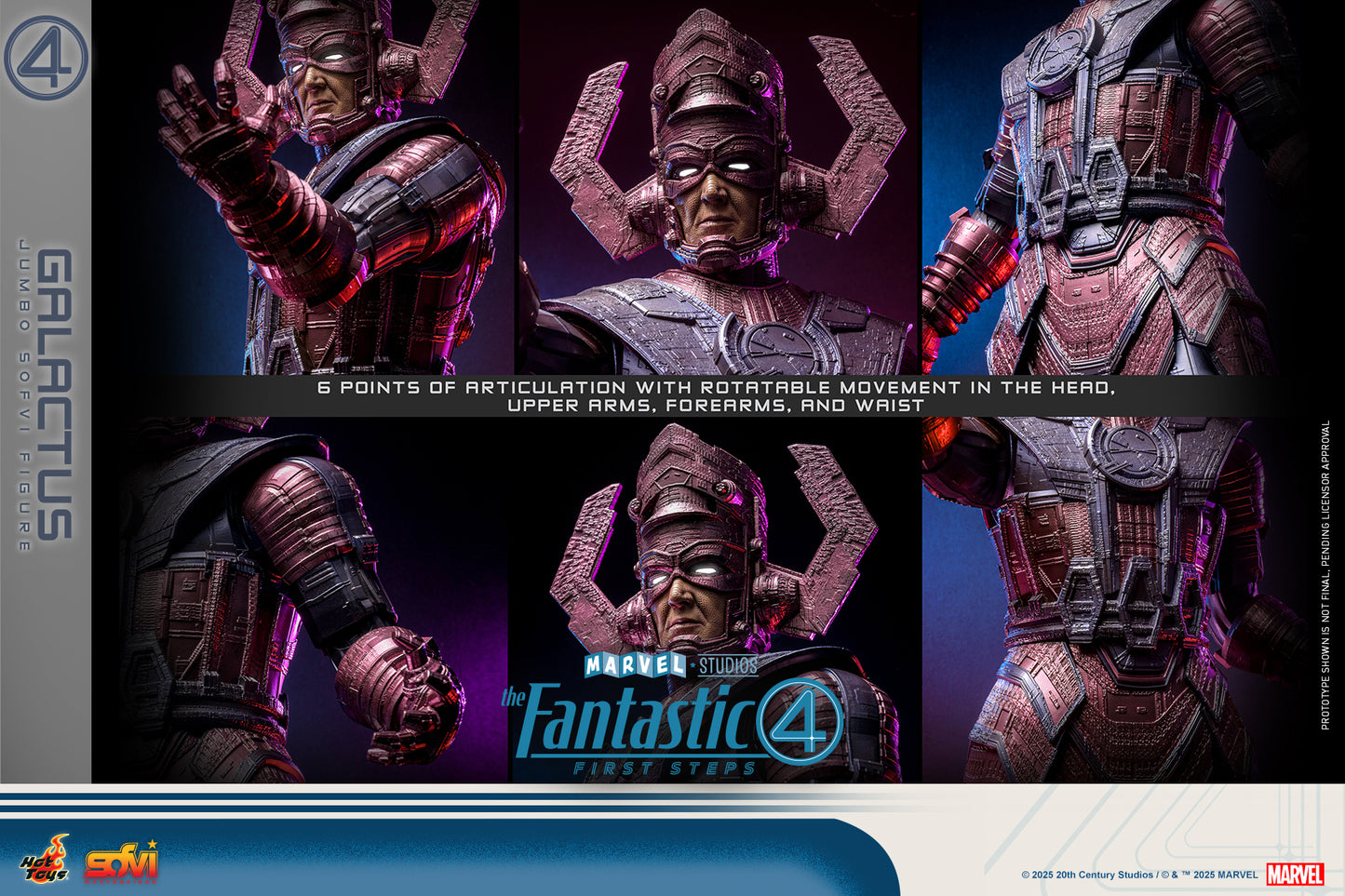 Hot Toys – SMS001J – The Fantastic Four: First Steps: Galactus Jumbo SOFVI Collectible Figure