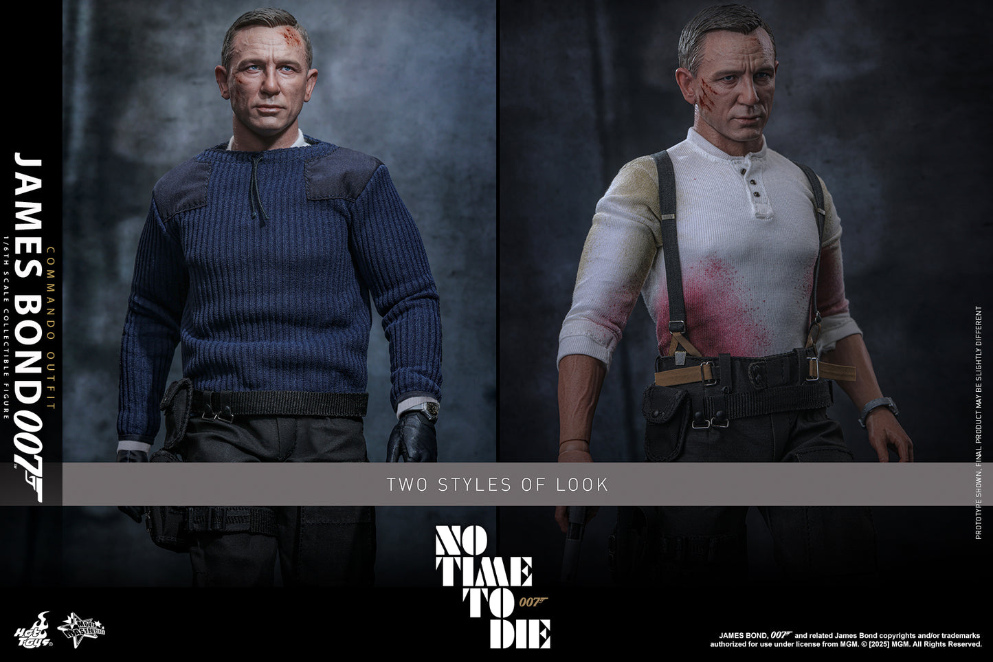 Hot Toys – MMS804 – JAMES BOND (No Time To Die): James Bond (Commando Outfit) 1/6th scale Collectible Set