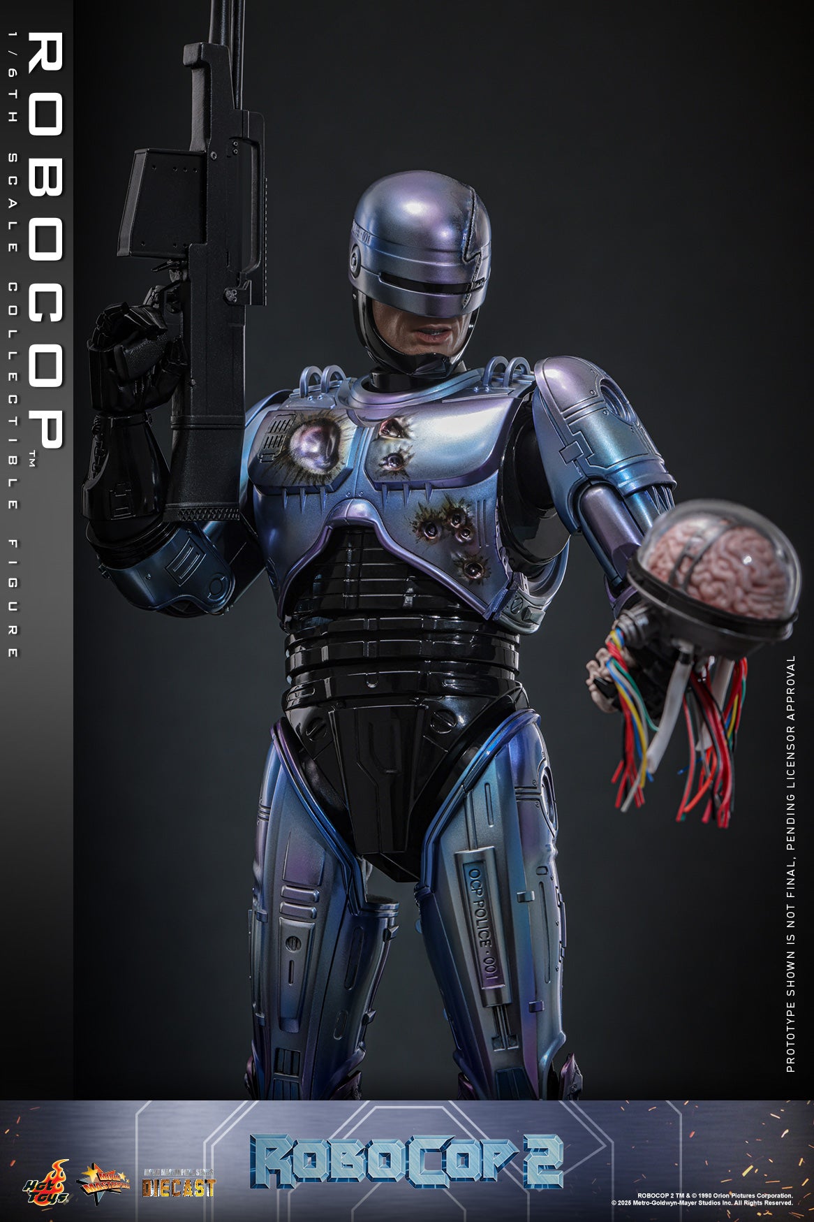 Hot Toys – MMS827D74 – Robocop 2: Robocop 1/6th scale Diecast Collectible Set