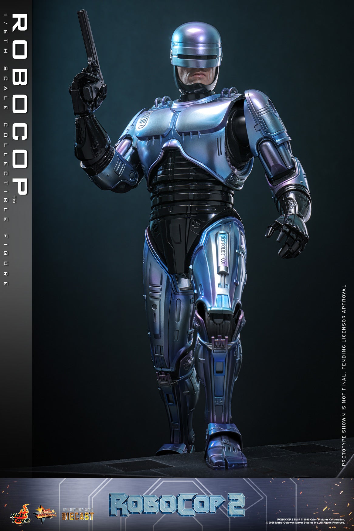 Hot Toys – MMS827D74 – Robocop 2: Robocop 1/6th scale Diecast Collectible Set