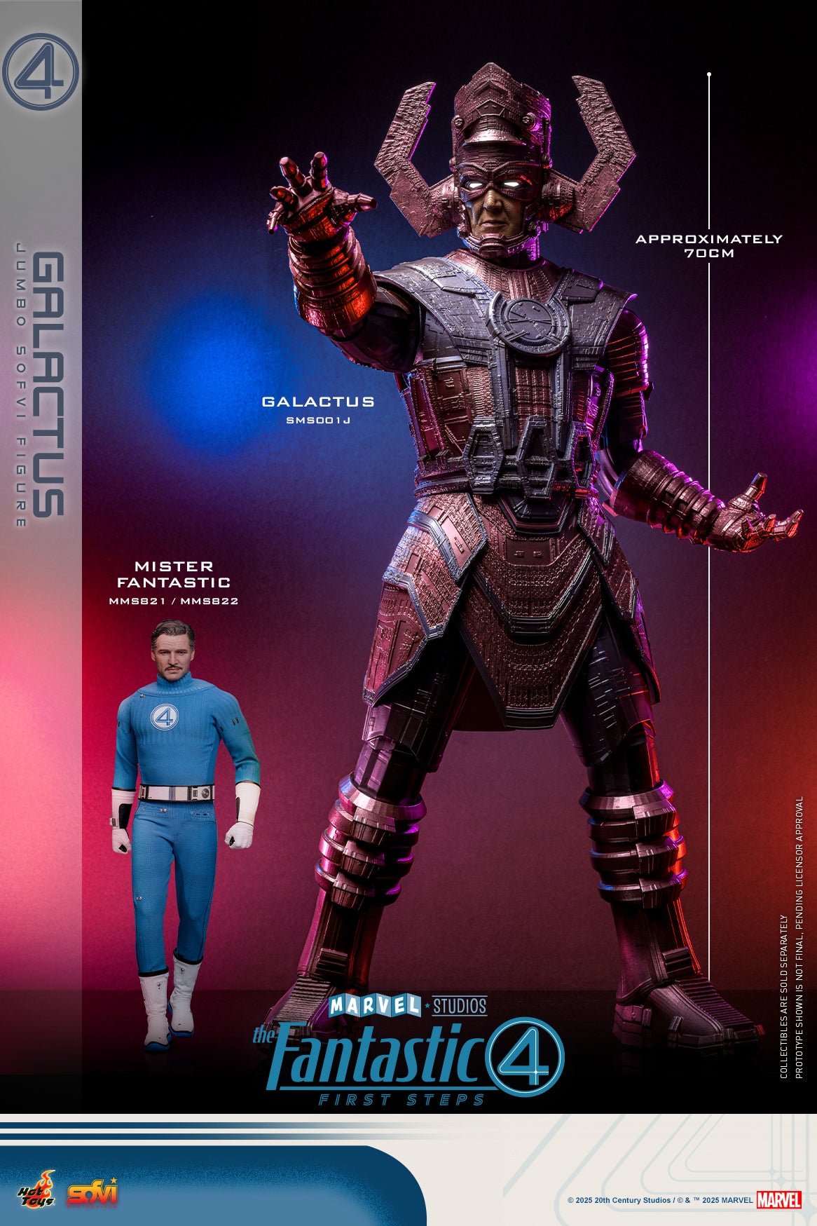 Hot Toys – SMS001J – The Fantastic Four: First Steps: Galactus Jumbo SOFVI Collectible Figure