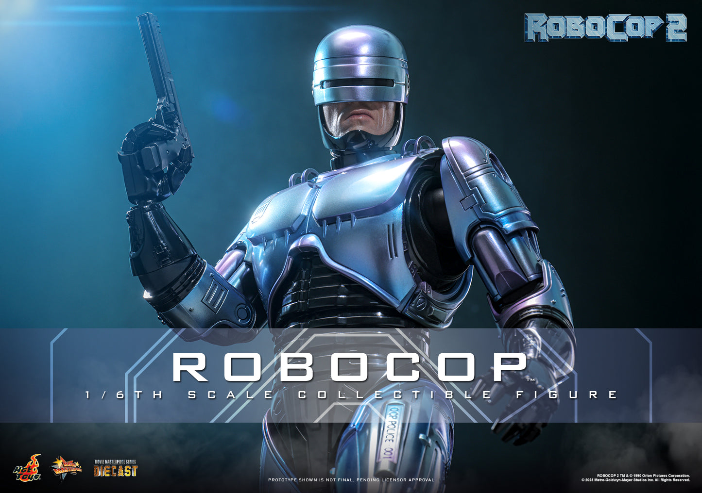 Hot Toys – MMS827D74 – Robocop 2: Robocop 1/6th scale Diecast Collectible Set