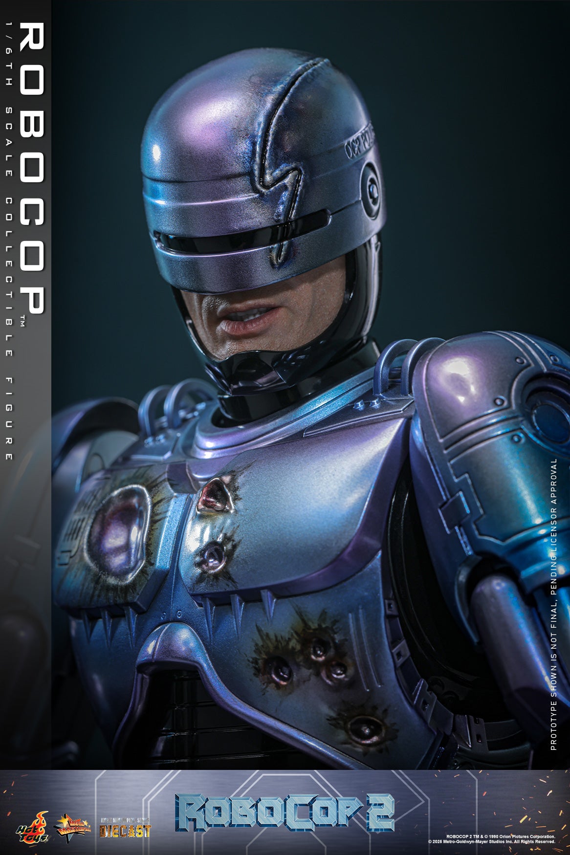 Hot Toys – MMS827D74 – Robocop 2: Robocop 1/6th scale Diecast Collectible Set