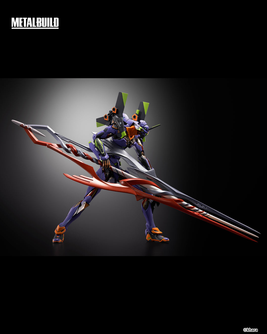 Tamashii Nations - Metal Build - EVANGELION: 3 SPEARS SET FOR EVANGELION 30th with the spear Another color