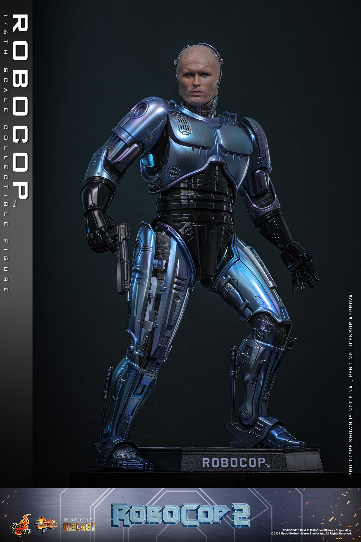 Hot Toys – MMS827D74 – Robocop 2: Robocop 1/6th scale Diecast Collectible Set