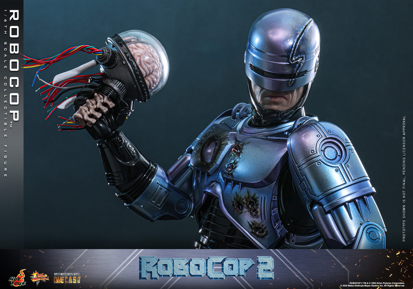Hot Toys – MMS827D74 – Robocop 2: Robocop 1/6th scale Diecast Collectible Set
