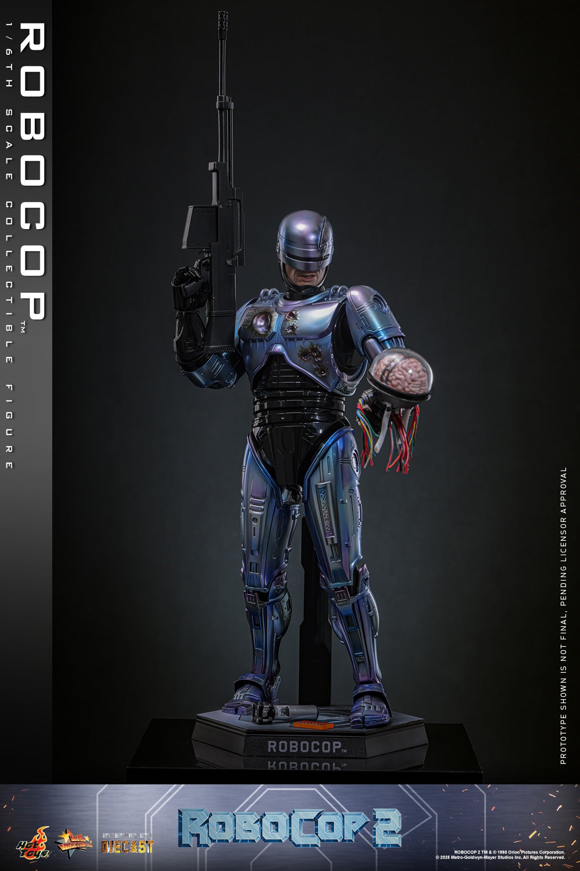 Hot Toys – MMS827D74 – Robocop 2: Robocop 1/6th scale Diecast Collectible Set