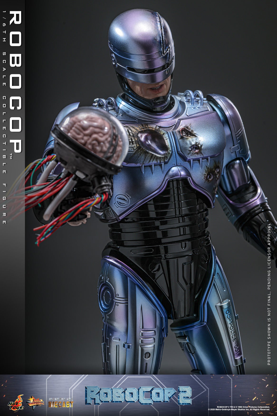 Hot Toys – MMS827D74 – Robocop 2: Robocop 1/6th scale Diecast Collectible Set