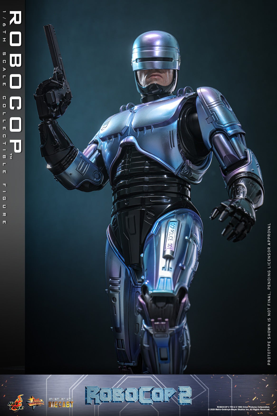 Hot Toys – MMS827D74 – Robocop 2: Robocop 1/6th scale Diecast Collectible Set
