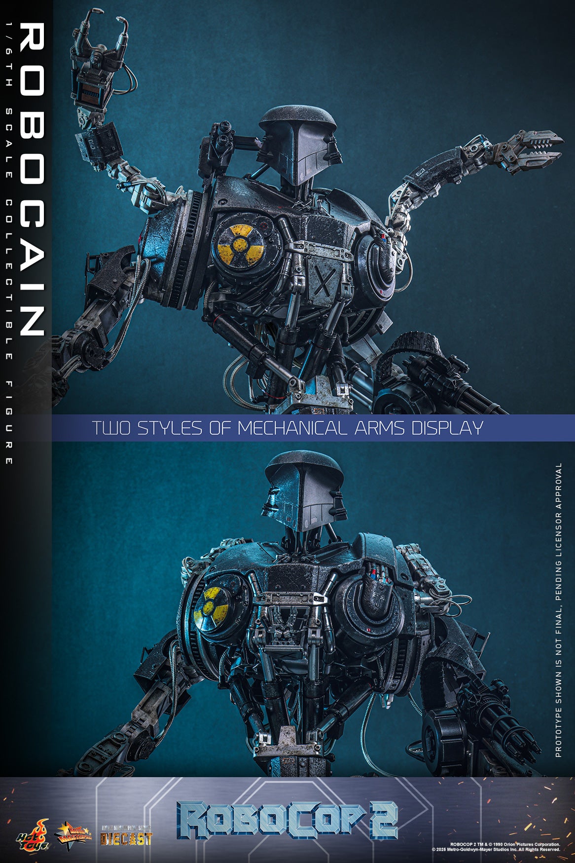 Hot Toys – MMS828D75 – Robocop 2: Robocain 1/6th scale Diecast Collectible Figure