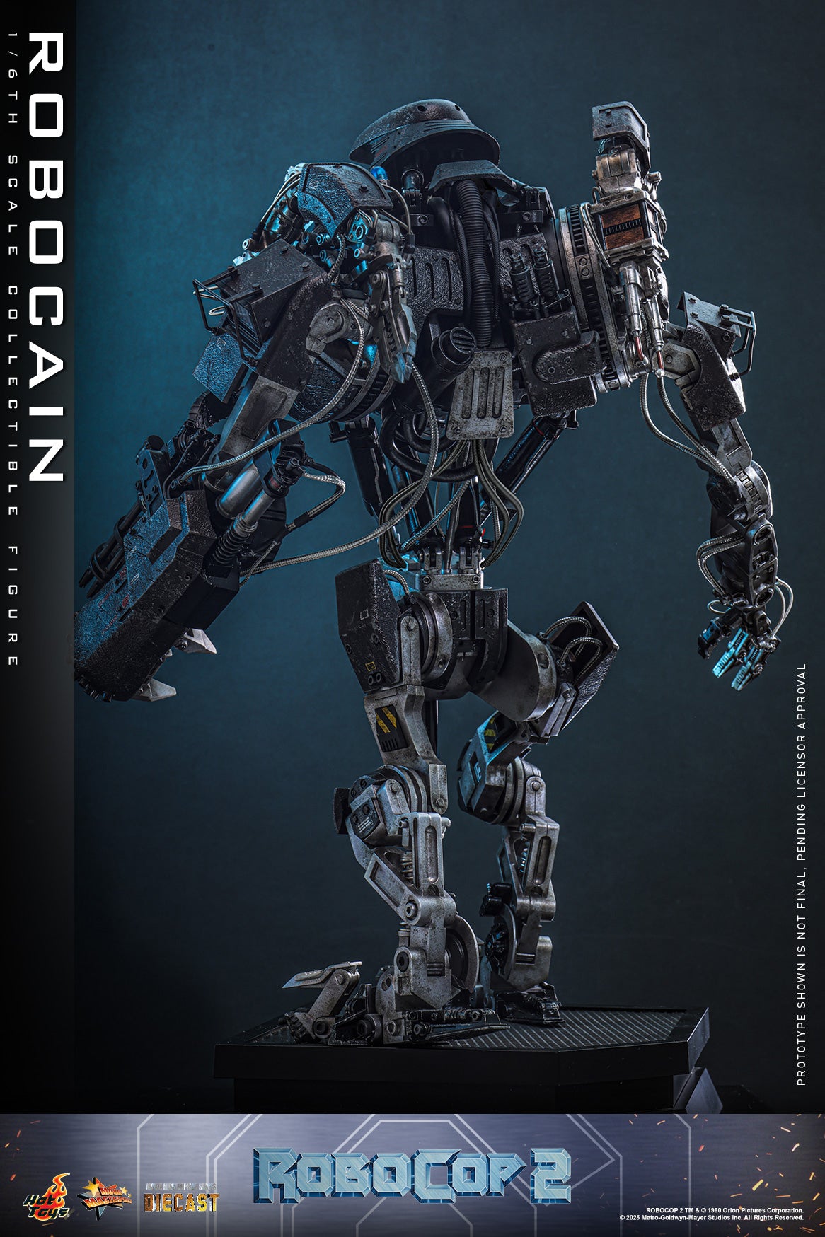 Hot Toys – MMS828D75 – Robocop 2: Robocain 1/6th scale Diecast Collectible Figure