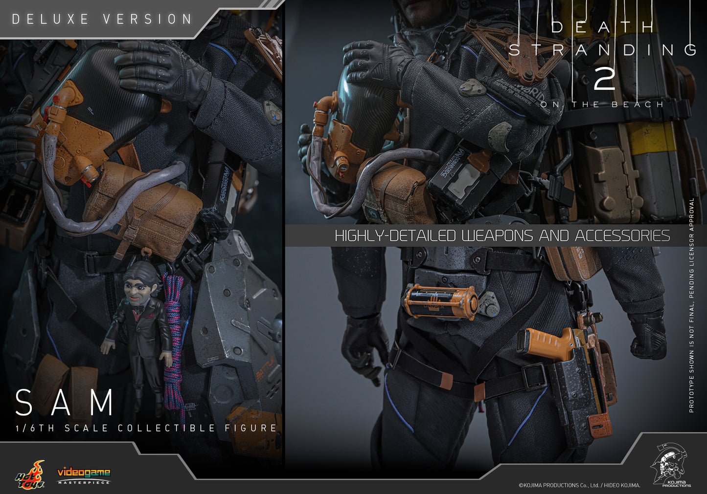 Hot Toys – VGM76 – Death Stranding 2: On The Beach: 1/6th Scale Sam (Deluxe Version)