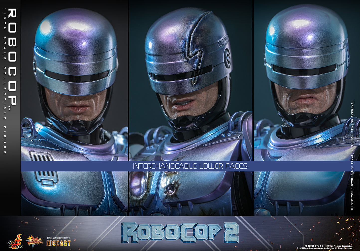 Hot Toys – MMS827D74 – Robocop 2: Robocop 1/6th scale Diecast Collectible Set
