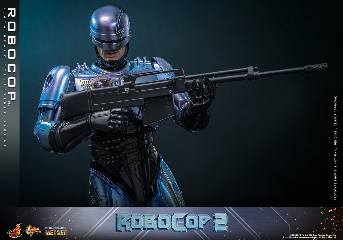 Hot Toys – MMS827D74 – Robocop 2: Robocop 1/6th scale Diecast Collectible Set