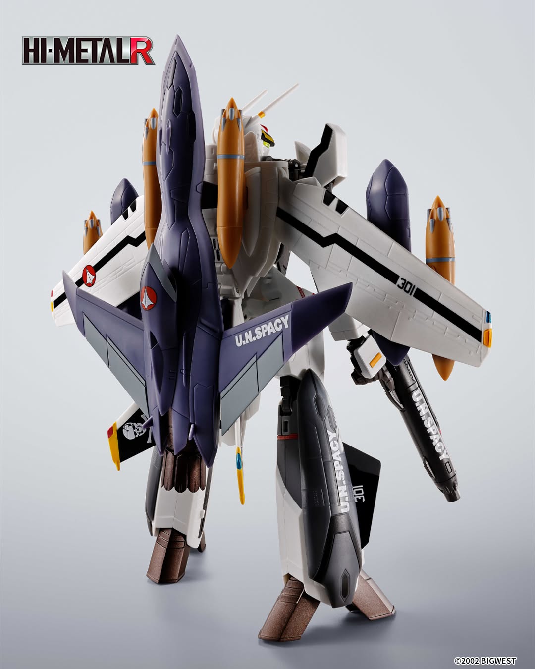 Tamashii Nations - HI Metal R: VF-0S PHOENIX(ROY FOCKER USE)+ QF-2200D-B GHOST
