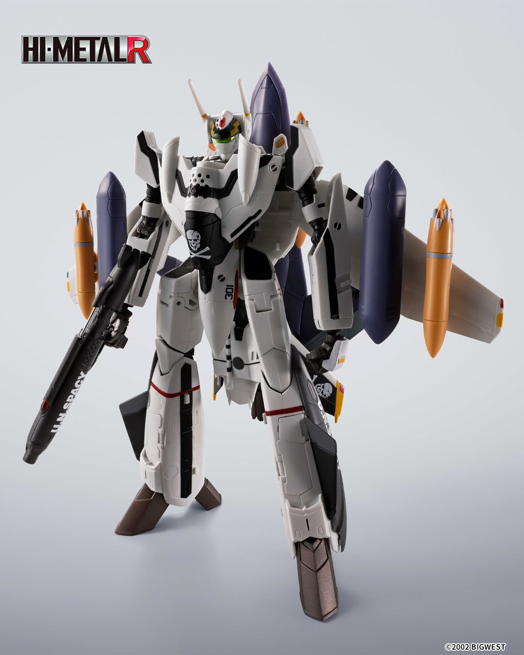Tamashii Nations - HI Metal R: VF-0S PHOENIX(ROY FOCKER USE)+ QF-2200D-B GHOST