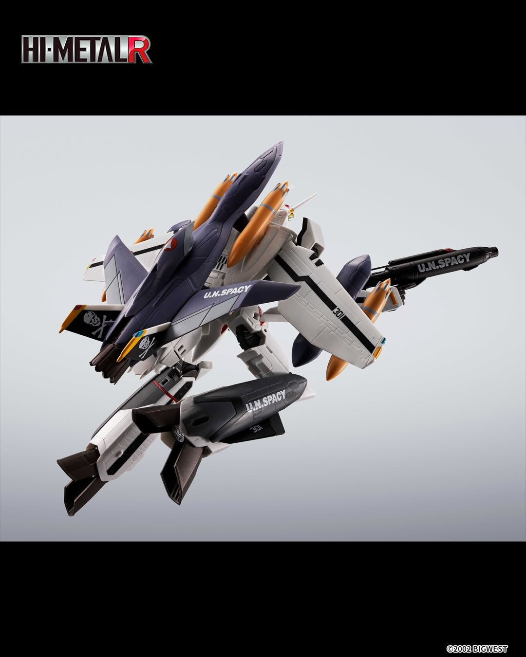 Tamashii Nations - HI Metal R: VF-0S PHOENIX(ROY FOCKER USE)+ QF-2200D-B GHOST
