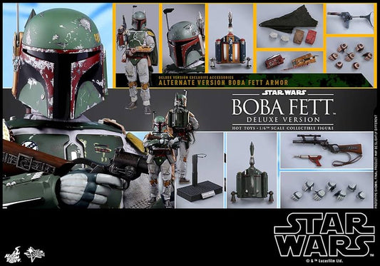 PRE-LOVED - HOT TOYS - MMS464 - BOBA FETT (DELUXE VERSION)