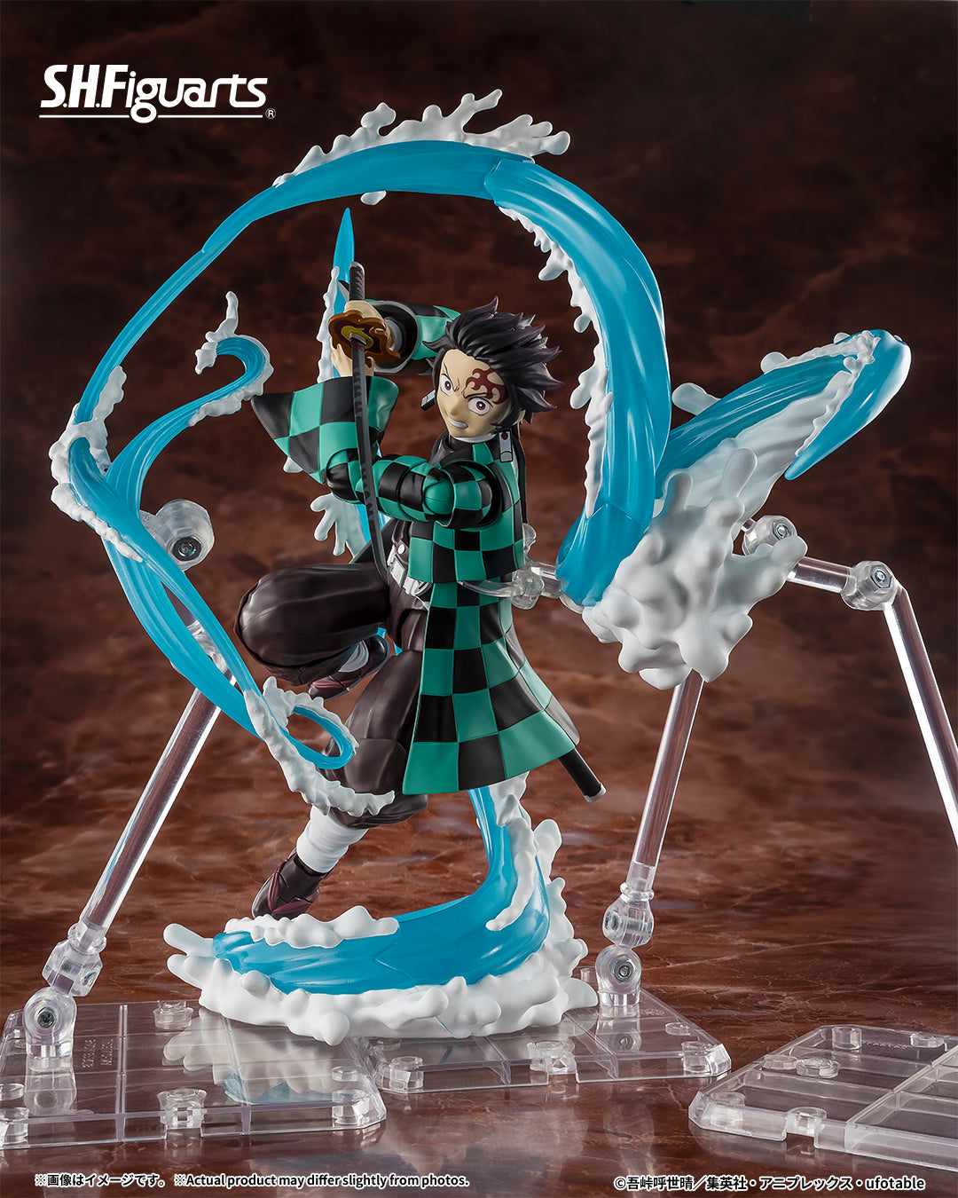 Tamashii Nations - S.H.Figuarts - Demon Slayer: Tanjiro Kamado and Giyu Tomioka Water Breathing Effect Set Pre-order Now!!!