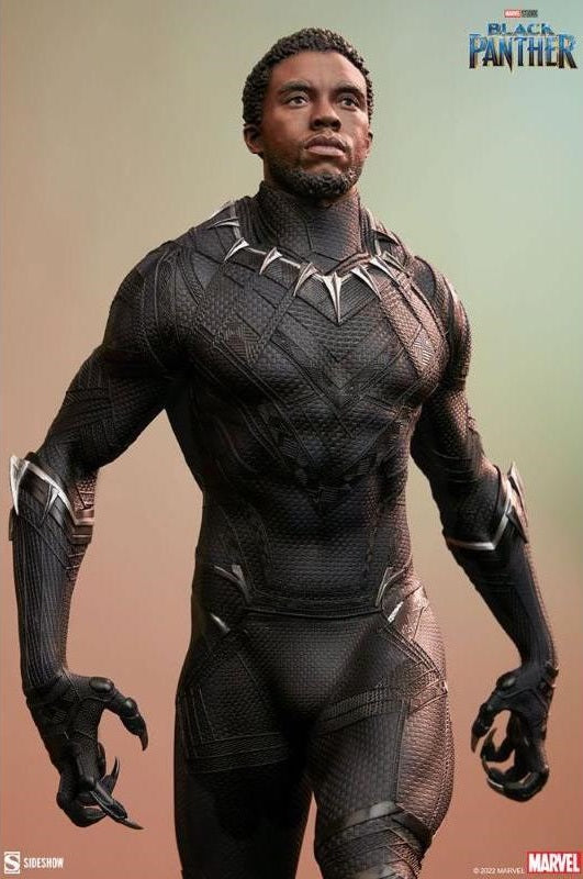PRE-LOVED - SIDESHOW COLLECTIBLES - 300764 - BLACK PANTHER PREMIUM FORMAT