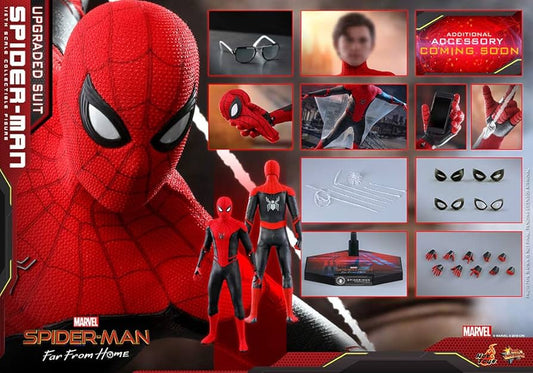 PRE-LOVED - HOT TOYS - MMS542 - SPIDER-MAN (UPGRADED SUIT)