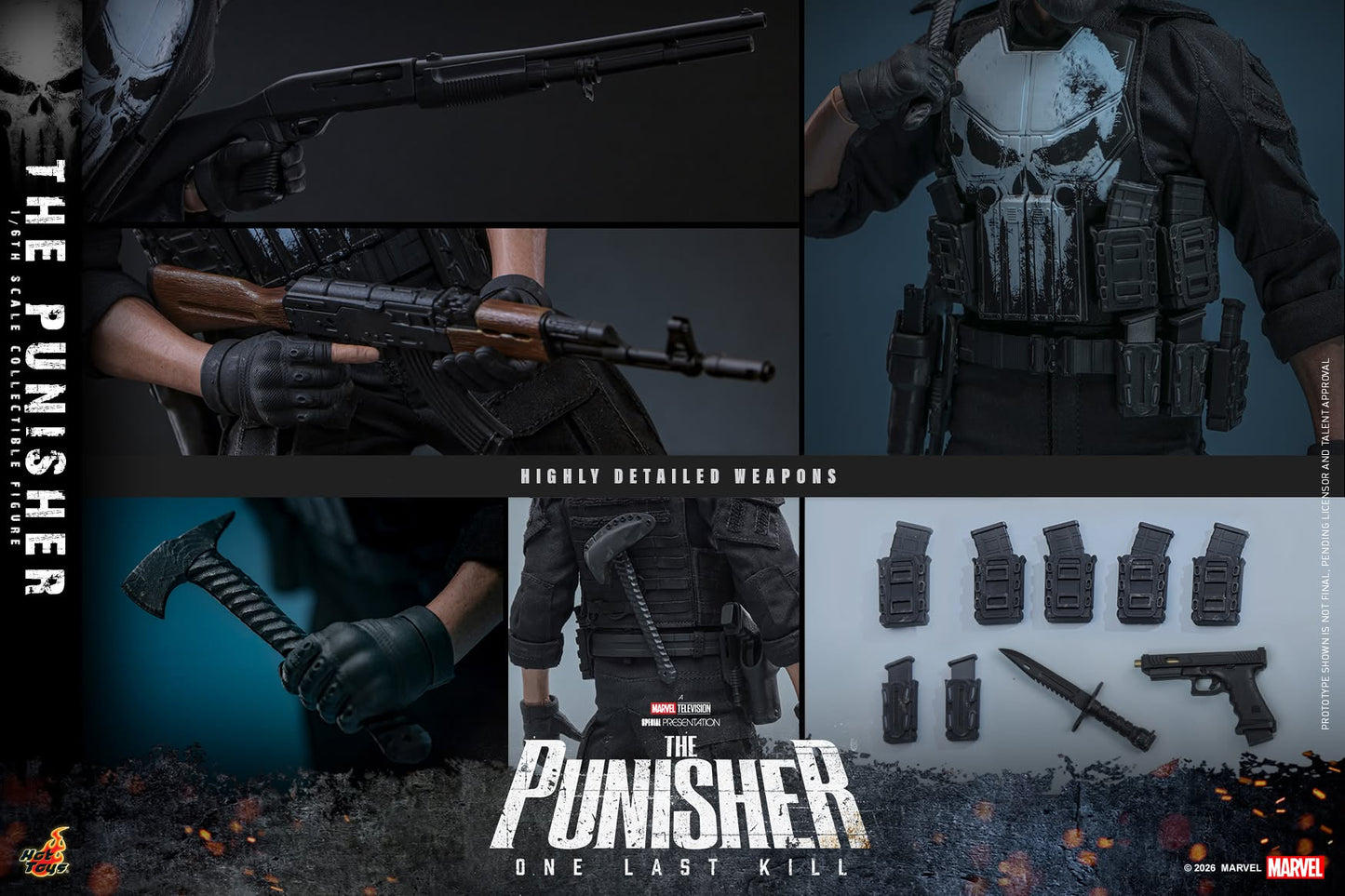 Hot Toys – TMS190 – The Punisher: One Last Kill: The Punisher 1/6th scale Collectible Figure - Preorder Now