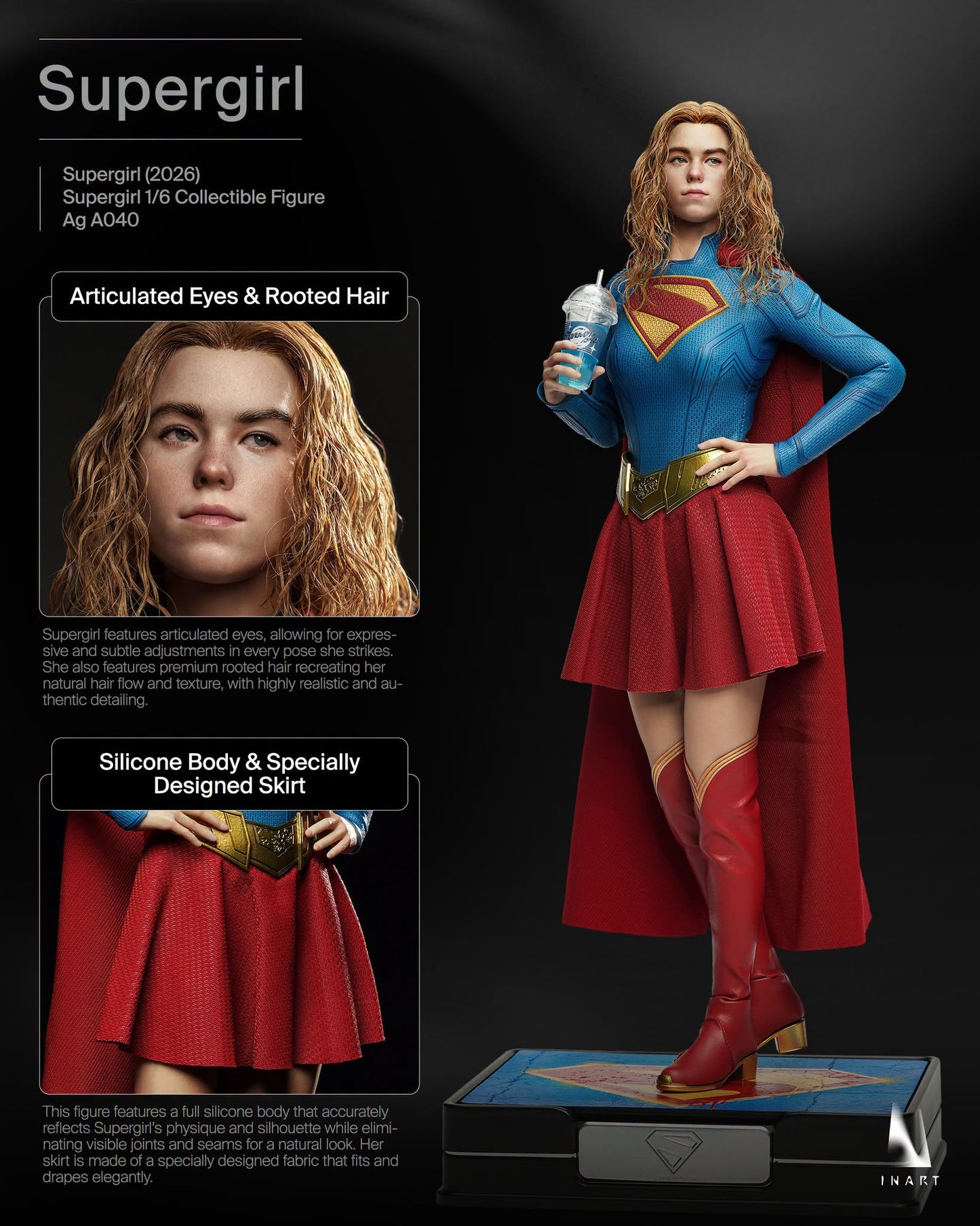 Inart Collectibles - Supergirl: 1/6th Scale Supergirl Pre-order