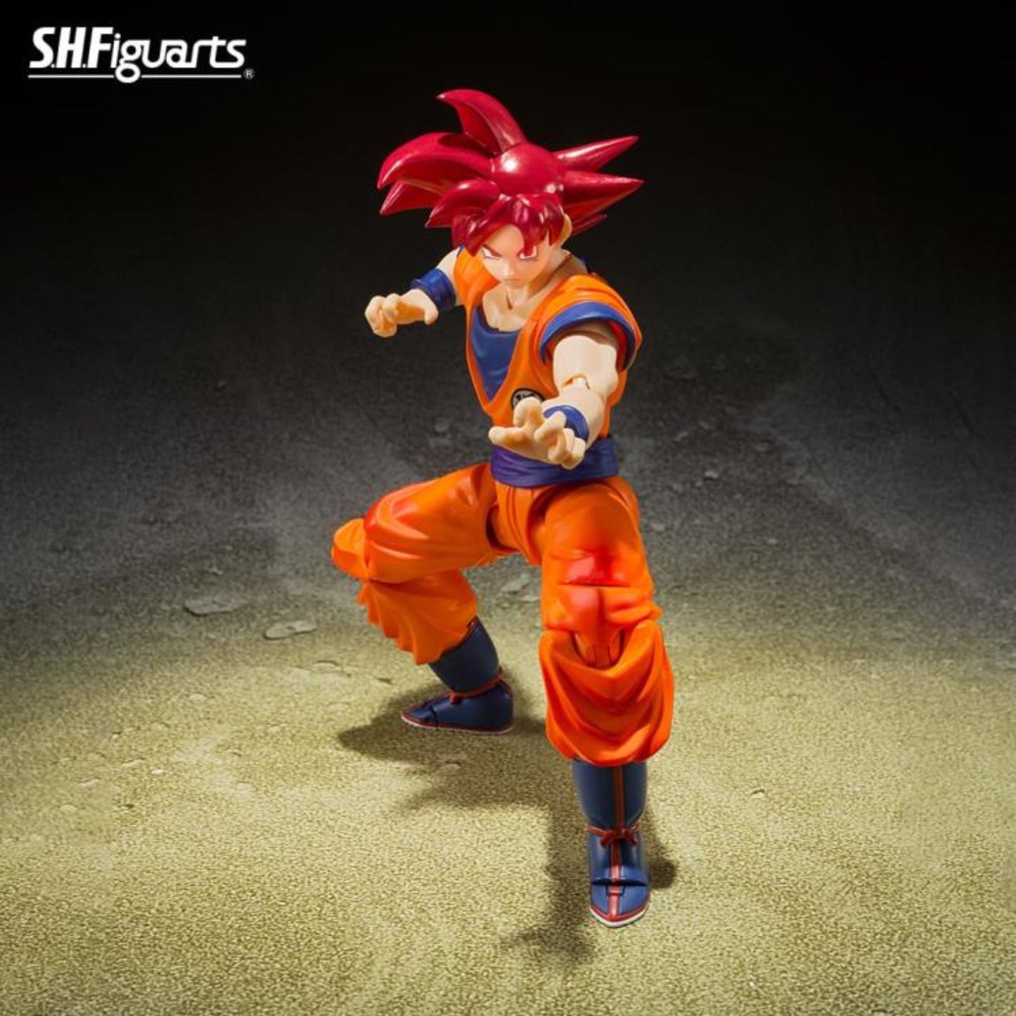 Tamashii Nations - S.H.FIGUARTS - Dragon Ball Super Super Saiyan God Son Goku - Saiyan God Instilled with the Light of Righteous Heart