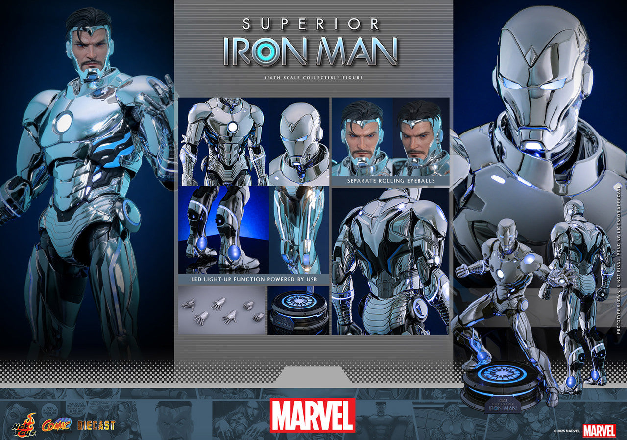 Hot Toys – CMS026D73 – Marvel Comics: Superior Iron Man 1/6th scale Diecast Collectible Figure